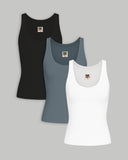 Women's Respecter Tank - Grayscale Triple Pack